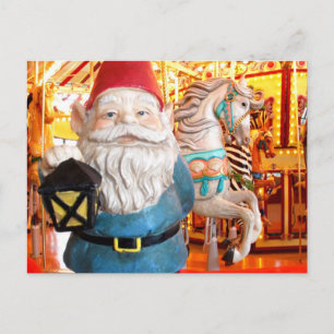 Carousel Gnome Postkarte