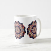 Carousel Horse Abstrakt Kaleidoskop Art Kaffeetasse (VorderseiteRechts)