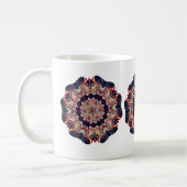 Carousel Horse Abstrakt Kaleidoskop Art Kaffeetasse (Links)
