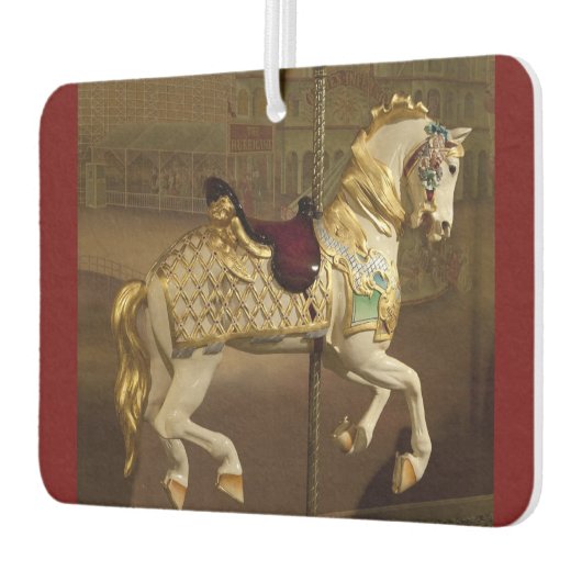 Carousel Horse Air Freshener Autolufterfrischer (Links)