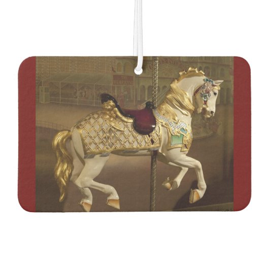Carousel Horse Air Freshener Autolufterfrischer (Vorderseite)