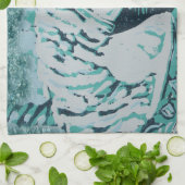 Carousel Horse Aquamarine Handtuch (Gefaltet)