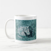 Carousel Horse Aquamarine Kaffeetasse (Links)