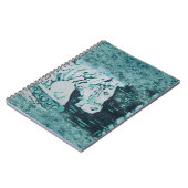 Carousel Horse Aquamarine Notizblock (Linke Seite)