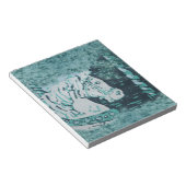 Carousel Horse Aquamarine Notizblock (angewinkelt)