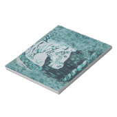 Carousel Horse Aquamarine Notizblock (Rotiert)