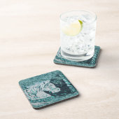 Carousel Horse Aquamarine Untersetzer (Rechte Seite)