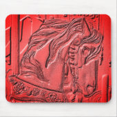 Carousel Horse Art Mousepad (Vorne)
