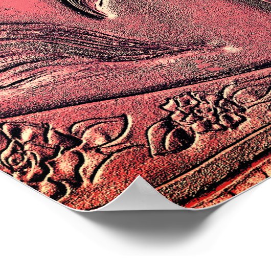 Carousel Horse Art Poster (Ecke)