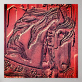 Carousel Horse Art Poster (Vorne)