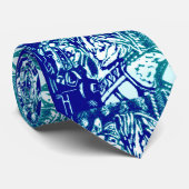 Carousel Horse Blues Krawatte (Gerollt)