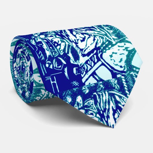 Carousel Horse Blues Krawatte (Gerollt)