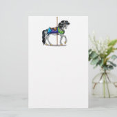 Carousel Horse Briefpapier (Stehend Vorderseite)