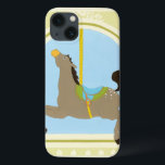 Carousel Horse by June Erica Vess Case-Mate iPhone Hülle<br><div class="desc">Gallop auf der Karussell-Runde mit diesem Karussell-Druck von Juni Erica Vess! Das Pferd hat sich in Genuss geworfen,  bereit,  ein weiteres Kind für eine Drehung zu tragen. Bestellen Sie noch heute Ihr Exemplar!</div>