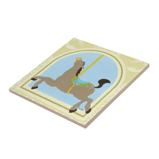 Carousel Horse by June Erica Vess Fliese (Seite)