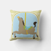 Carousel Horse by June Erica Vess Kissen (Rückseite)