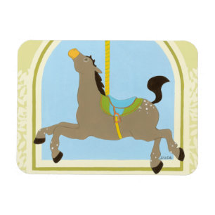 Carousel Horse by June Erica Vess Magnet