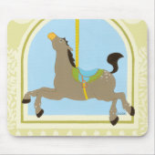 Carousel Horse by June Erica Vess Mousepad (Vorne)