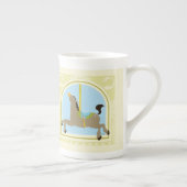 Carousel Horse by June Erica Vess Porzellantasse (Rechts)