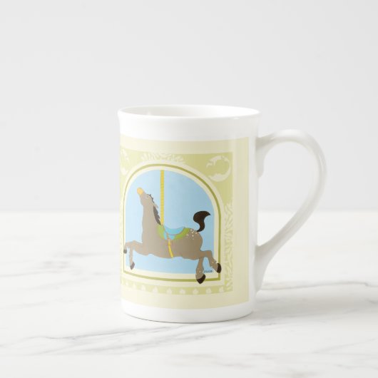 Carousel Horse by June Erica Vess Porzellantasse (Rechts)