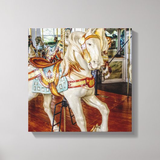 Carousel Horse Canvas Print Leinwanddruck (Vorderseite)