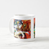 Carousel Horse Closeup Kaffeetasse (Vorderseite Links)