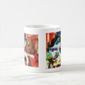 Carousel Horse Closeup Kaffeetasse (Mittel)