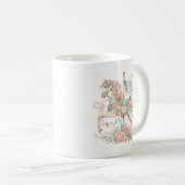 Carousel Horse Coffee Mug Kaffeetasse (VorderseiteRechts)