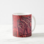 Carousel Horse Digital Art Kaffeetasse (VorderseiteRechts)