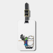 Carousel Horse Gepäckanhänger (Vorderseite vertikal)