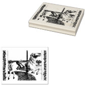 Carousel Horse Gummistempel (Stempel)