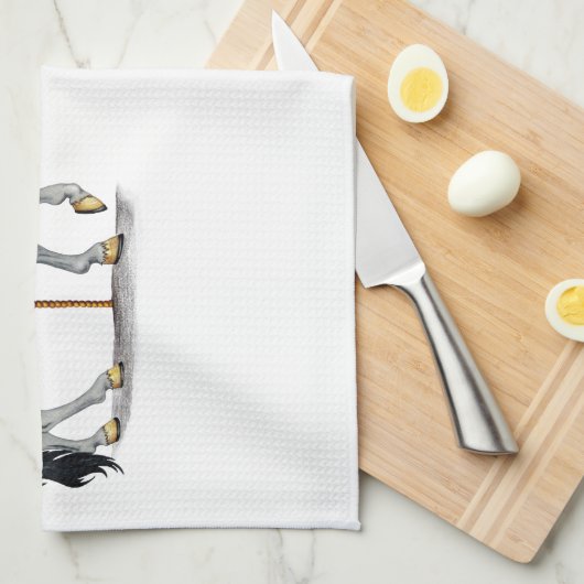 Carousel Horse Handtuch (Viertel Falte)