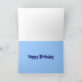 Carousel Horse - Happy Birthday Karte (Innenseite)