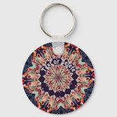 Carousel Horse Kaleidoskop Personalisiert Schlüsselanhänger (Vorderseite)