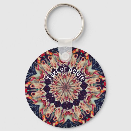 Carousel Horse Kaleidoskop Personalisiert Schlüsselanhänger (Vorderseite)