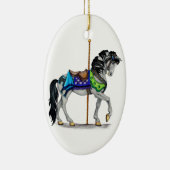 Carousel Horse Keramik Ornament (Rechts)