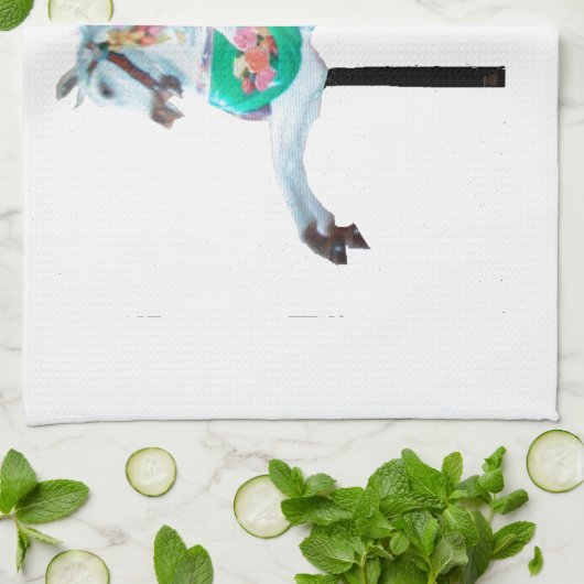 "CAROUSEL HORSE KITCHEN TOWEL" GESCHIRRTUCH (Gefaltet)