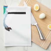 "CAROUSEL HORSE KITCHEN TOWEL" GESCHIRRTUCH (Viertel Falte)