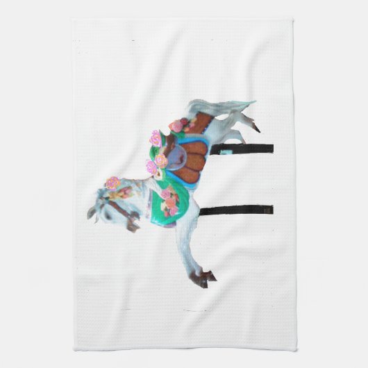 "CAROUSEL HORSE KITCHEN TOWEL" GESCHIRRTUCH (Vertikal)