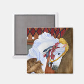 Carousel Horse Magnet (Vorderseite/Rückseite)