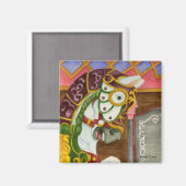 Carousel Horse Magnet (Vorderseite/Rückseite)