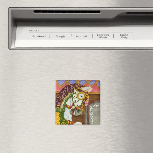 Carousel Horse Magnet (In Situ (Geschirrspüler))