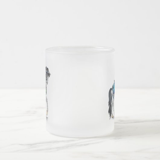 Carousel Horse Mattglastasse (Mittel)