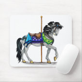 Carousel Horse Mousepad (Mit Mouse)