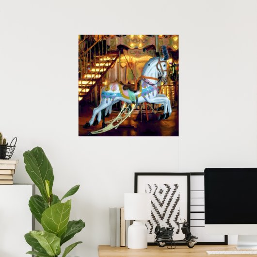 Carousel Horse Poster (Heimbüro)