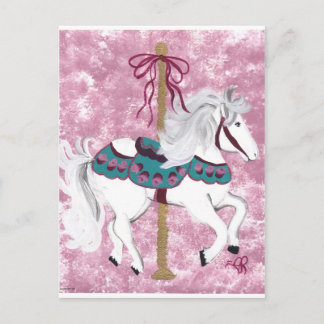 Carousel Horse Postkarte