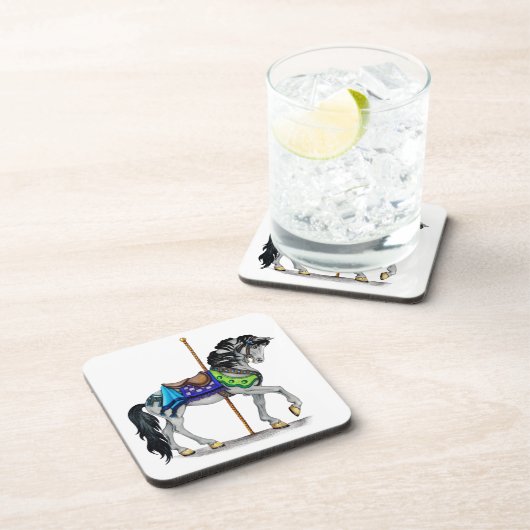 Carousel Horse Untersetzer (Rechte Seite)