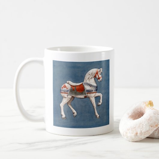 Carousel Horse von Henry Murphy Coffee Tasse (Mit Donut)