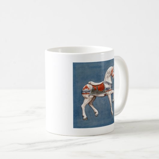 Carousel Horse von Henry Murphy Coffee Tasse (VorderseiteRechts)