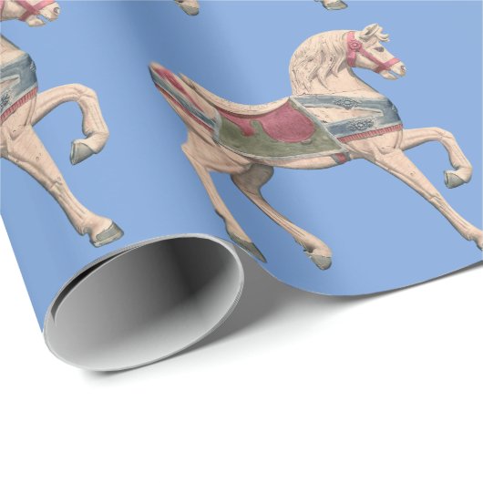 Carousel Horse von Henry Murphy Geschenkpapier (Rolleneckpunkt)